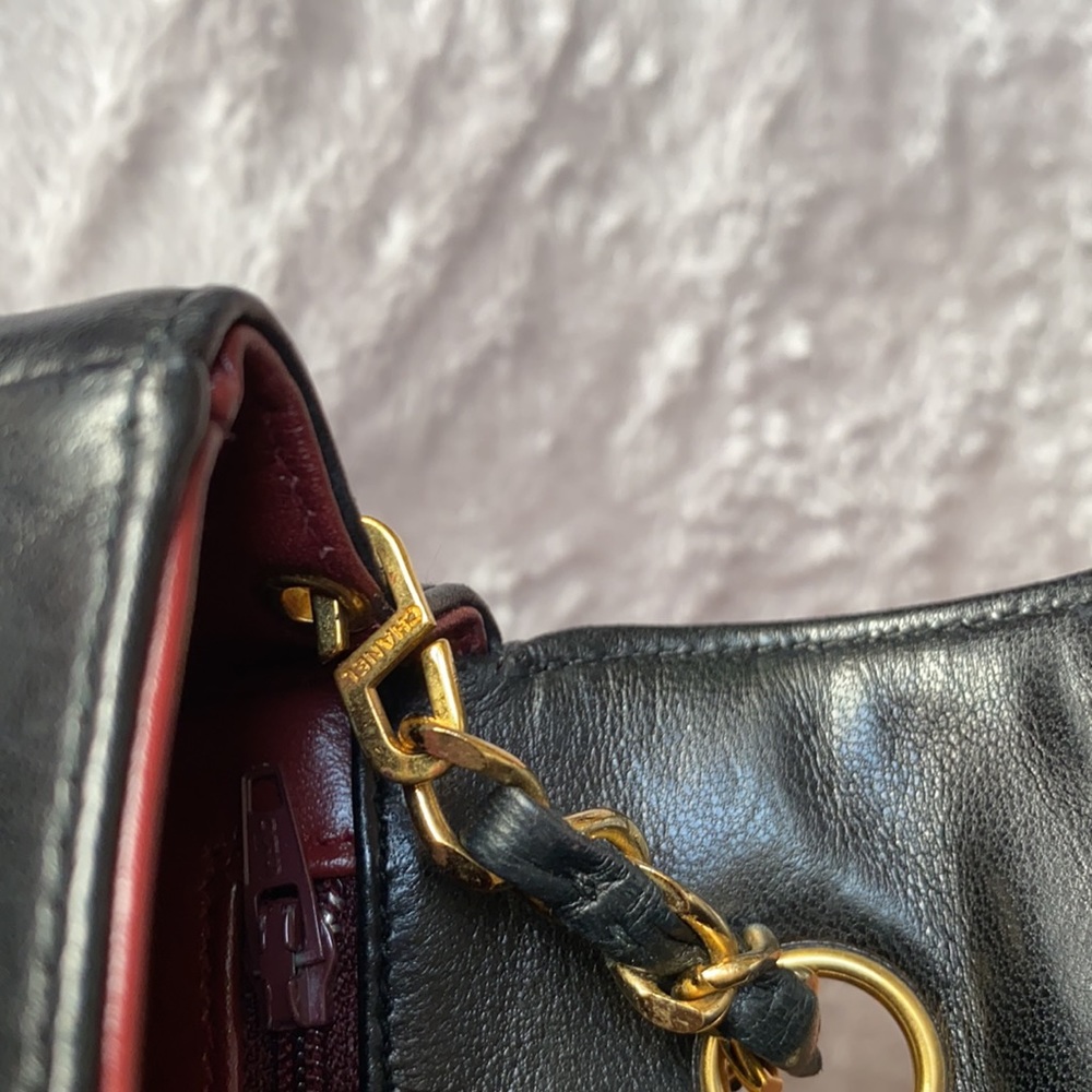 🔥🔥🔥Authentic Vintage Chanel Single Flap Shoulder Bag - Picture 16 of 16